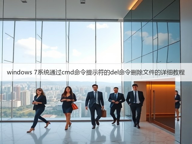 windows 7系统通过cmd命令提示符的del命令删除文件的详细教程(图1) windows 7系统通过cmd命令提示符的del命令删除文件的详细教程(图1)
