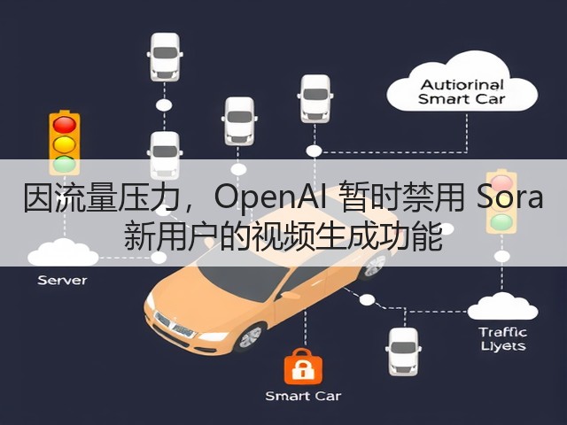 因流量压力,OpenAI 暂时禁用 Sora 新用户的视频生成功能(图3) 因流量压力,OpenAI 暂时禁用 Sora 新用户的视频生成功能(图3)