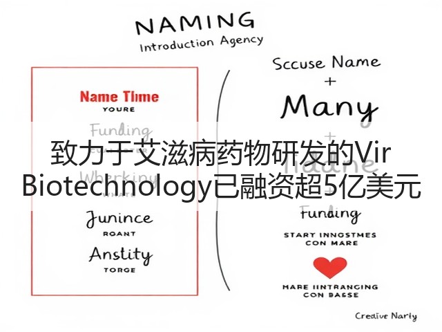 致力于艾滋病药物研发的Vir Biotechnology已融资超5亿美元(图1) 致力于艾滋病药物研发的Vir Biotechnology已融资超5亿美元(图1)