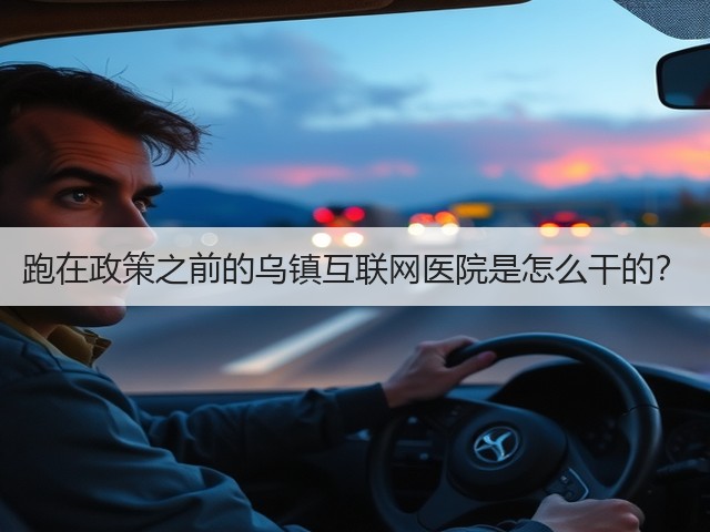 跑在政策之前的乌镇互联网医院是怎么干的?(图2) 跑在政策之前的乌镇互联网医院是怎么干的?(图2)