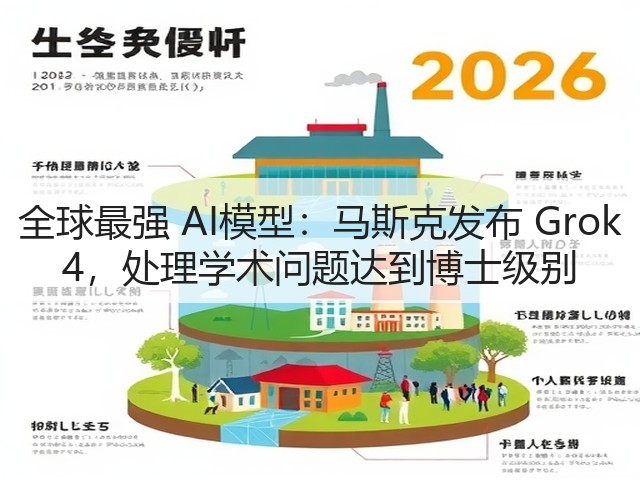 全球最强 AI模型:马斯克发布 Grok 4,处理学术问题达到博士级别(图1) 全球最强 AI模型:马斯克发布 Grok 4,处理学术问题达到博士级别(图1)