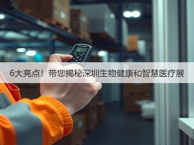 6大亮点!带您揭秘深圳生物健康和智慧医疗展(图3) 6大亮点!带您揭秘深圳生物健康和智慧医疗展(图3)