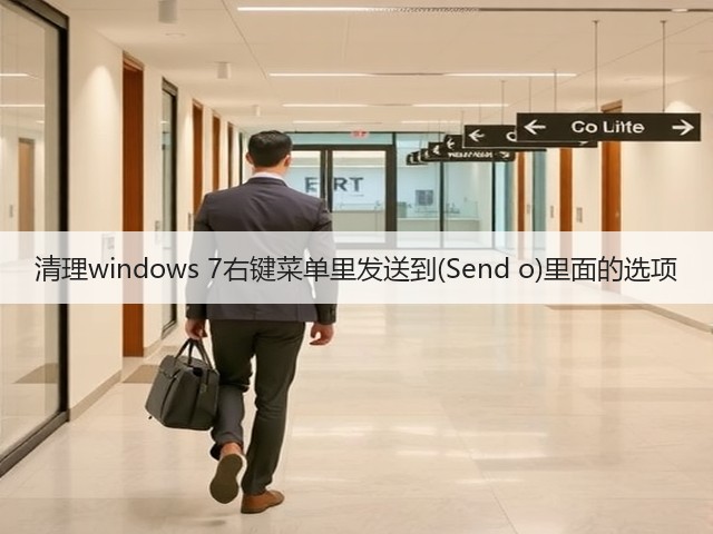 清理windows 7右键菜单里发送到(Send o)里面的选项(图3) 清理windows 7右键菜单里发送到(Send o)里面的选项(图3)