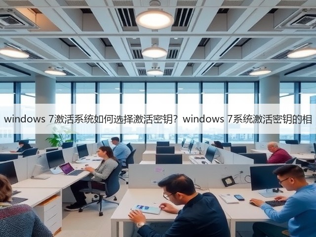 windows 7激活系统如何选择激活密钥?windows 7系统激活密钥的相(图1) windows 7激活系统如何选择激活密钥?windows 7系统激活密钥的相(图1)