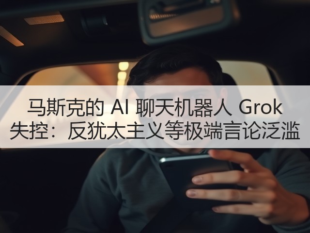 马斯克的 AI 聊天机器人 Grok 失控:反犹太主义等极端言论泛滥(图3) 马斯克的 AI 聊天机器人 Grok 失控:反犹太主义等极端言论泛滥(图3)