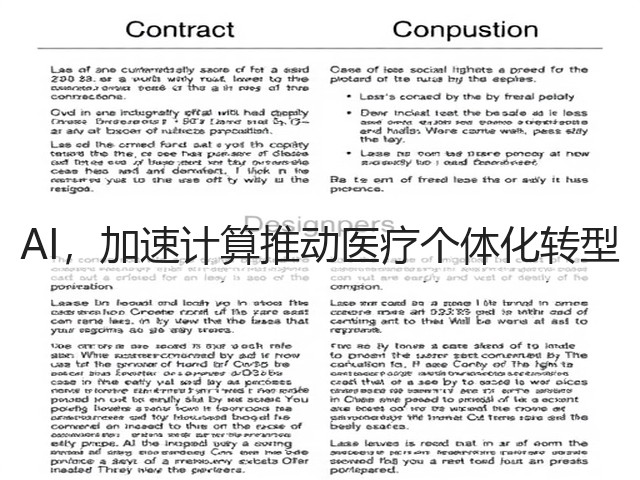AI,加速计算推动医疗个体化转型(图2) AI,加速计算推动医疗个体化转型(图2)