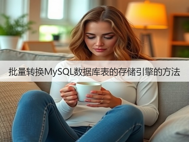 批量转换MySQL数据库表的存储引擎的方法(图2)