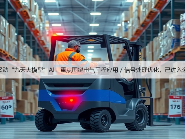 央视介绍中国移动“九天大模型”AI:重点围绕电气工程应用 / 信号处理优化,已进入通信生产等领域(图3) 央视介绍中国移动“九天大模型”AI:重点围绕电气工程应用 / 信号处理优化,已进入通信生产等领域(图3)