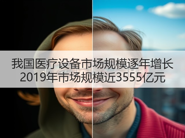 我国医疗设备市场规模逐年增长 2019年市场规模近3555亿元(图1)