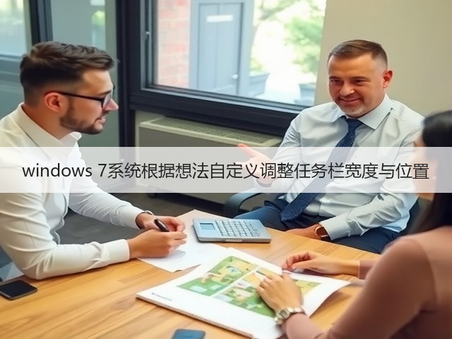 windows 7系统根据想法自定义调整任务栏宽度与位置(图2) windows 7系统根据想法自定义调整任务栏宽度与位置(图2)