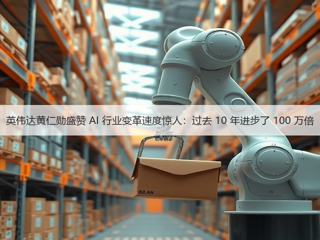 英伟达黄仁勋盛赞 AI 行业变革速度惊人:过去 10 年进步了 100 万倍(图3) 英伟达黄仁勋盛赞 AI 行业变革速度惊人:过去 10 年进步了 100 万倍(图3)