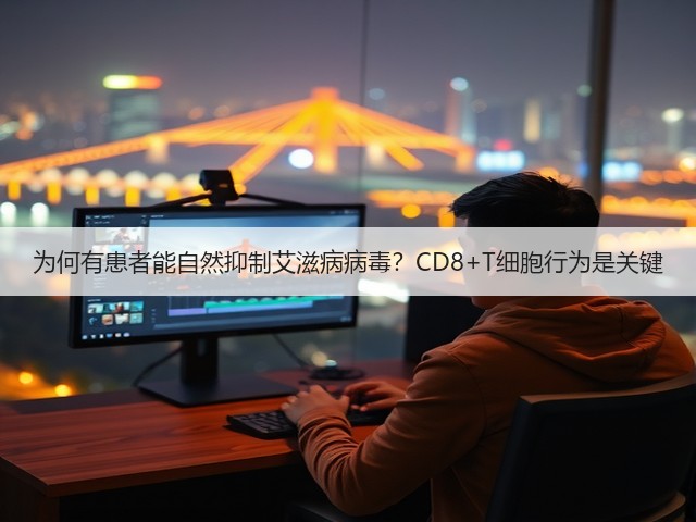 为何有患者能自然抑制艾滋病病毒？CD8+T细胞行为是关键(图1)