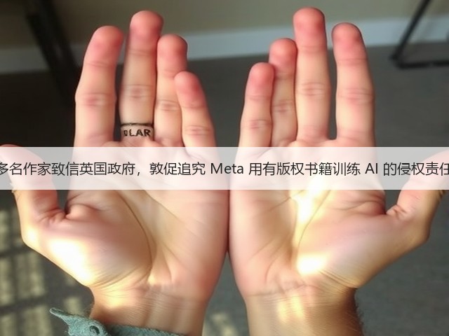 多名作家致信英国政府，敦促追究 Meta 用有版权书籍训练 AI 的侵权责任(图1)
