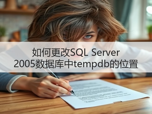 如何更改SQL Server 2005数据库中tempdb的位置(图2) 如何更改SQL Server 2005数据库中tempdb的位置(图2)