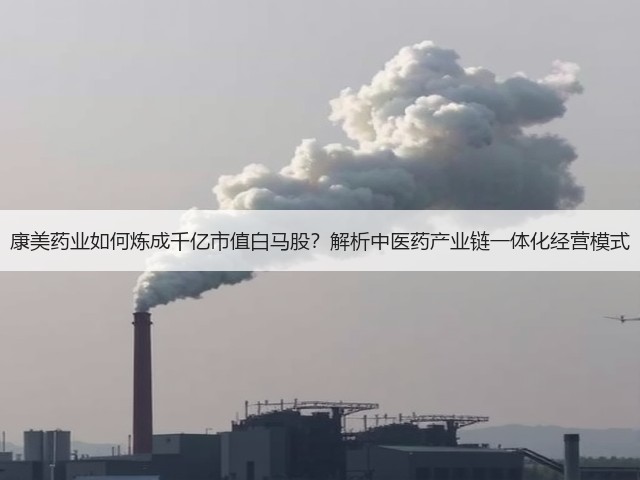 康美药业如何炼成千亿市值白马股?解析中医药产业链一体化经营模式(图1) 康美药业如何炼成千亿市值白马股?解析中医药产业链一体化经营模式(图1)