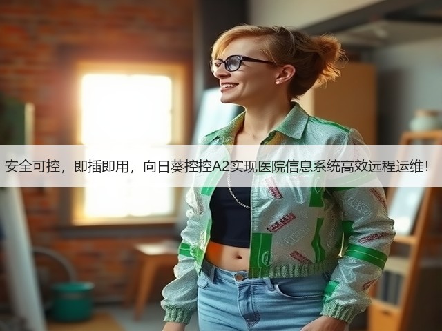 安全可控，即插即用，向日葵控控A2实现医院信息系统高效远程运维！(图2)