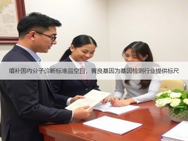 填补国内分子诊断标准品空白，菁良基因为基因检测行业提供标尺(图1)