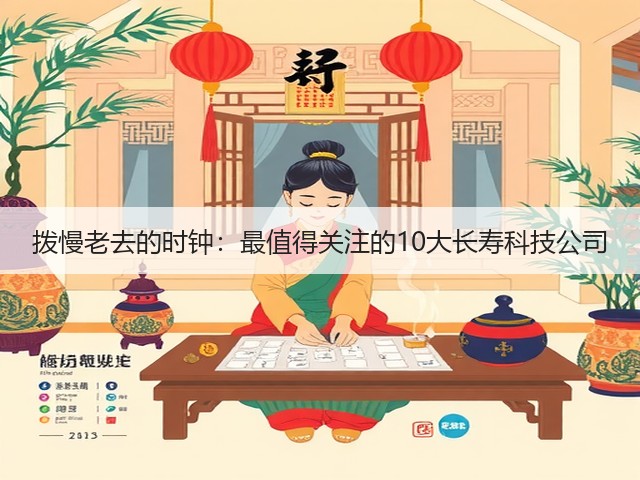 拨慢老去的时钟：最值得关注的10大长寿科技公司(图2)