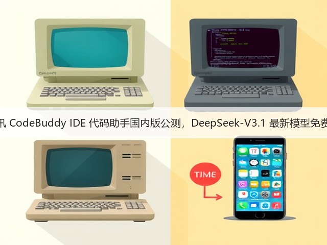 腾讯 CodeBuddy IDE 代码助手国内版公测，DeepSeek-V3.1 最新模型免费用(图2)