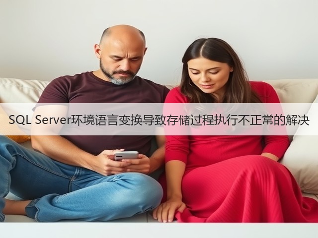 SQL Server环境语言变换导致存储过程执行不正常的解决(图2) SQL Server环境语言变换导致存储过程执行不正常的解决(图2)