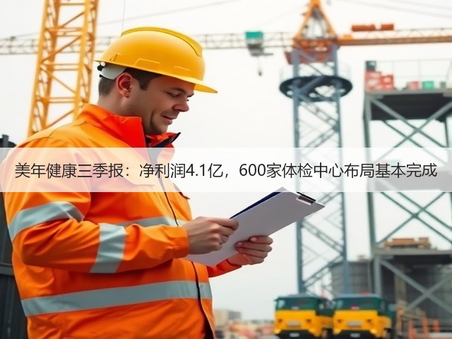 美年健康三季报:净利润4.1亿,600家体检中心布局基本完成(图2) 美年健康三季报:净利润4.1亿,600家体检中心布局基本完成(图2)
