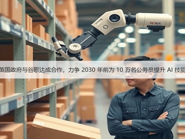 英国政府与谷歌达成合作,力争 2030 年前为 10 万名公务员提升 AI 技能(图2) 英国政府与谷歌达成合作,力争 2030 年前为 10 万名公务员提升 AI 技能(图2)