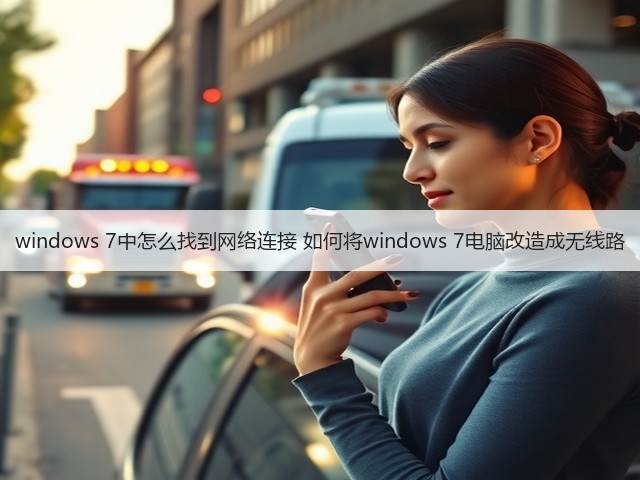 windows 7中怎么找到网络连接 如何将windows 7电脑改造成无线路(图1) windows 7中怎么找到网络连接 如何将windows 7电脑改造成无线路(图1)