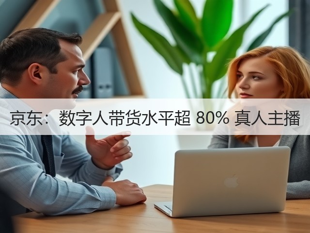 京东：数字人带货水平超 80% 真人主播(图3)