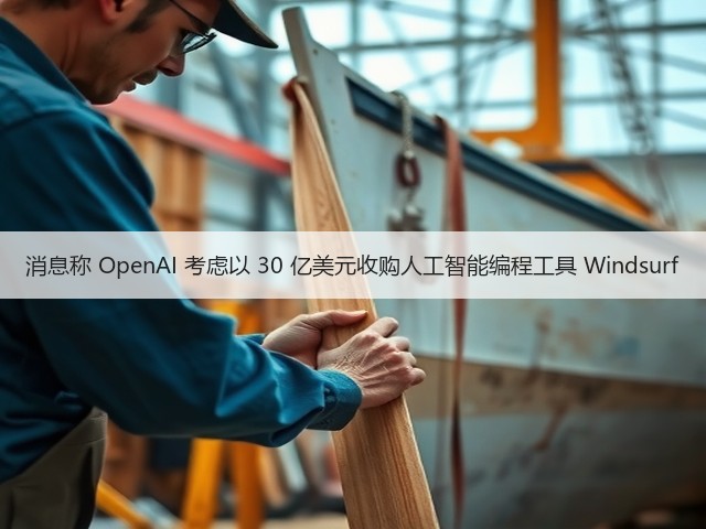 消息称 OpenAI 考虑以 30 亿美元收购人工智能编程工具 Windsurf(图3) 消息称 OpenAI 考虑以 30 亿美元收购人工智能编程工具 Windsurf(图3)