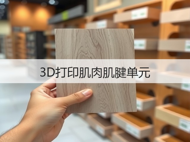 3D打印肌肉肌腱单元(图2)