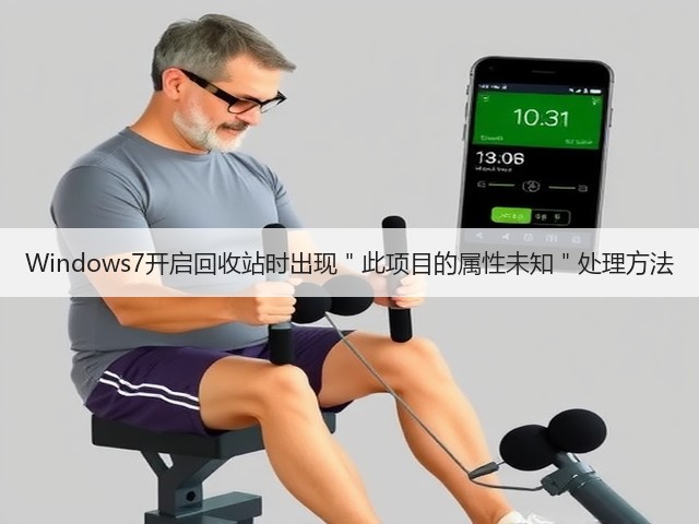 Windows7开启回收站时出现"此项目的属性未知"处理方法(图2) Windows7开启回收站时出现"此项目的属性未知"处理方法(图2)