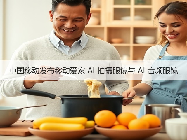 中国移动发布移动爱家 AI 拍摄眼镜与 AI 音频眼镜(图1)