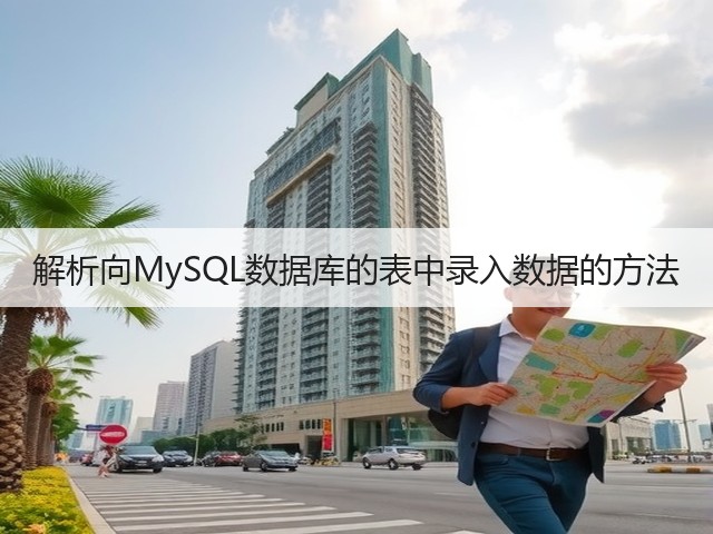 解析向MySQL数据库的表中录入数据的方法(图2) 解析向MySQL数据库的表中录入数据的方法(图2)