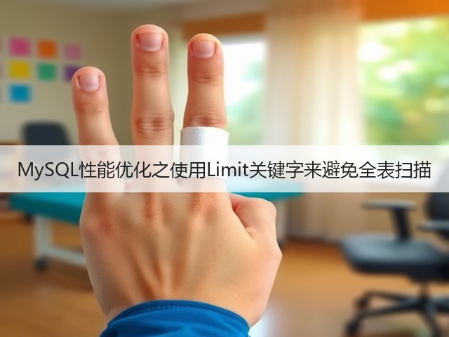 MySQL性能优化之使用Limit关键字来避免全表扫描(图1) MySQL性能优化之使用Limit关键字来避免全表扫描(图1)
