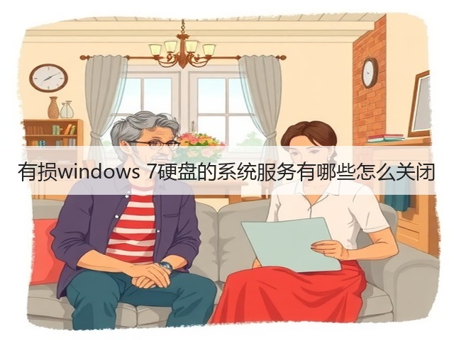 有损windows 7硬盘的系统服务有哪些怎么关闭(图2) 有损windows 7硬盘的系统服务有哪些怎么关闭(图2)