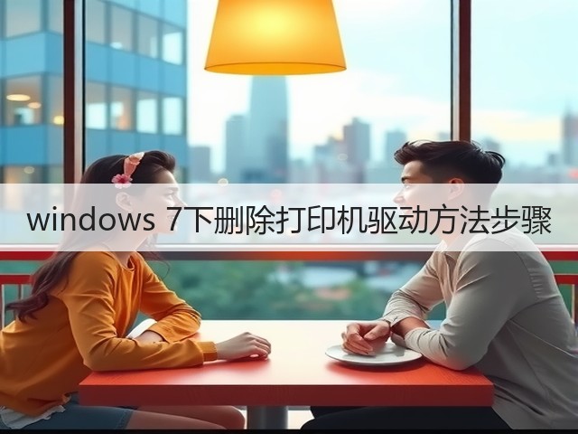 windows 7下删除打印机驱动方法步骤(图3)