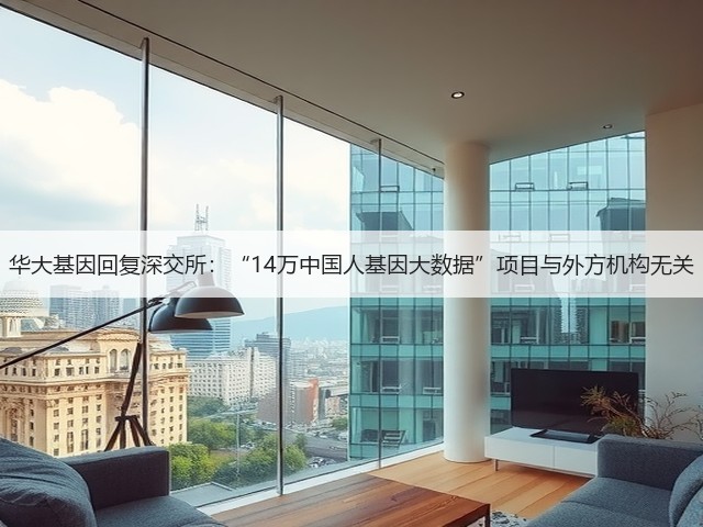 华大基因回复深交所：“14万中国人基因大数据”项目与外方机构无关(图1)