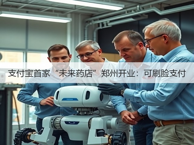 支付宝首家“未来药店”郑州开业:可刷脸支付(图1) 支付宝首家“未来药店”郑州开业:可刷脸支付(图1)