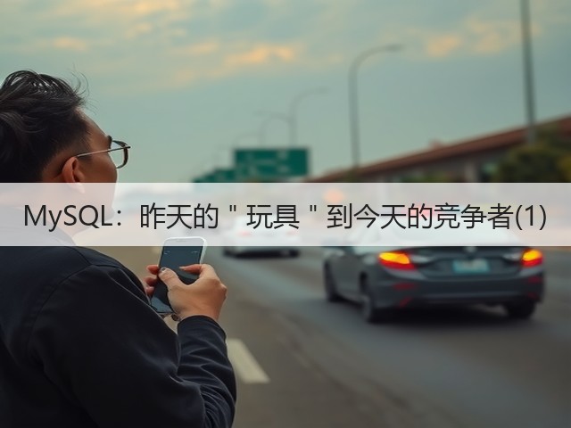 MySQL:昨天的"玩具"到今天的竞争者(1)(图1) MySQL:昨天的"玩具"到今天的竞争者(1)(图1)