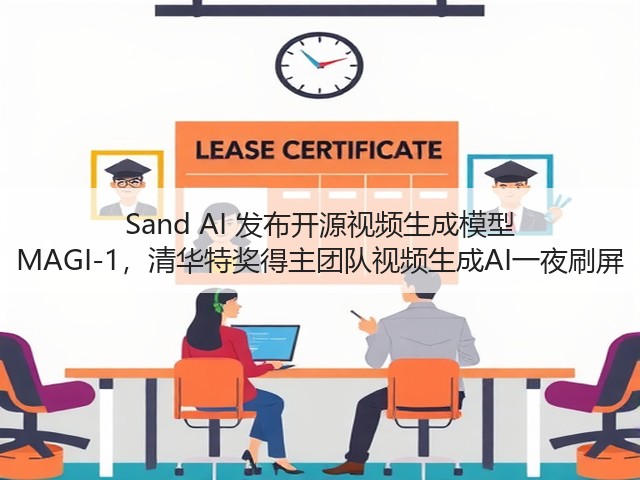 Sand AI 发布开源视频生成模型 MAGI-1，清华特奖得主团队视频生成AI一夜刷屏(图3)