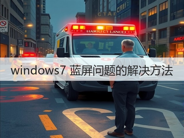 windows7 蓝屏问题的解决方法(图1)