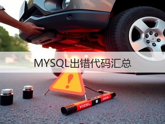 MYSQL出错代码汇总(图2) MYSQL出错代码汇总(图2)