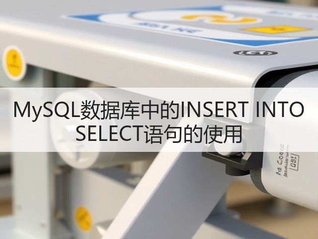 MySQL数据库中的INSERT INTO SELECT语句的使用(图1)