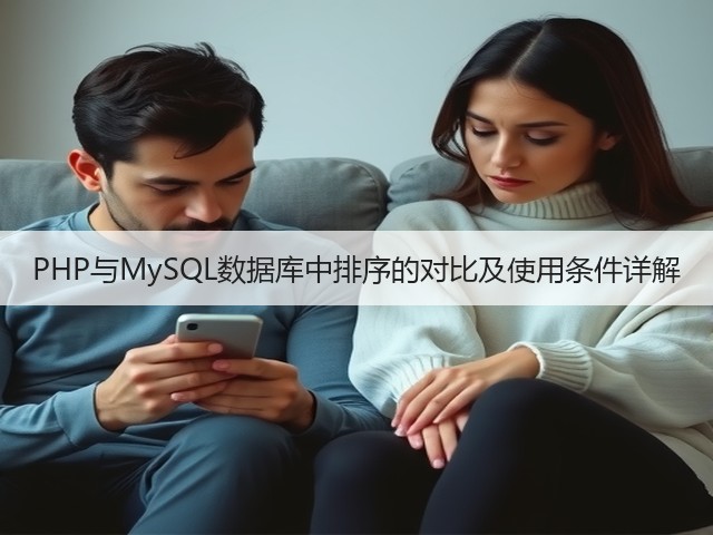 PHP与MySQL数据库中排序的对比及使用条件详解(图1) PHP与MySQL数据库中排序的对比及使用条件详解(图1)