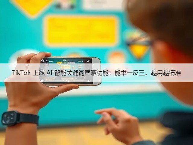 TikTok 上线 AI 智能关键词屏蔽功能:能举一反三,越用越精准(图3) TikTok 上线 AI 智能关键词屏蔽功能:能举一反三,越用越精准(图3)