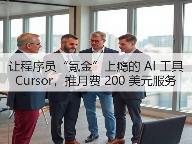 让程序员“氪金”上瘾的 AI 工具 Cursor,推月费 200 美元服务(图2) 让程序员“氪金”上瘾的 AI 工具 Cursor,推月费 200 美元服务(图2)