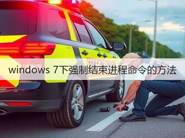 windows 7下强制结束进程命令的方法(图1)
