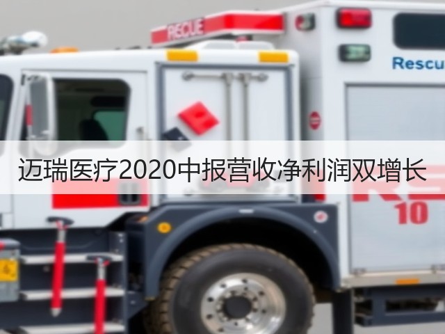 迈瑞医疗2020中报营收净利润双增长(图3) 迈瑞医疗2020中报营收净利润双增长(图3)
