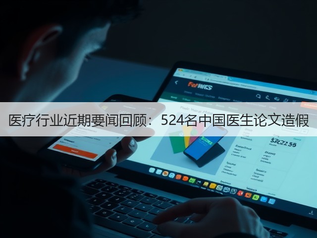 医疗行业近期要闻回顾：524名中国医生论文造假(图3)