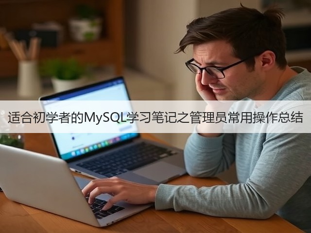 适合初学者的MySQL学习笔记之管理员常用操作总结(图1) 适合初学者的MySQL学习笔记之管理员常用操作总结(图1)